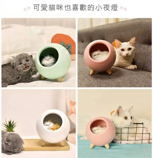 超萌寵物貓咪夜燈 /氛圍燈 /USB小夜燈 /床頭燈/ 伴睡夜燈