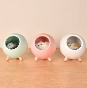 超萌寵物貓咪夜燈 /氛圍燈 /USB小夜燈 /床頭燈/ 伴睡夜燈