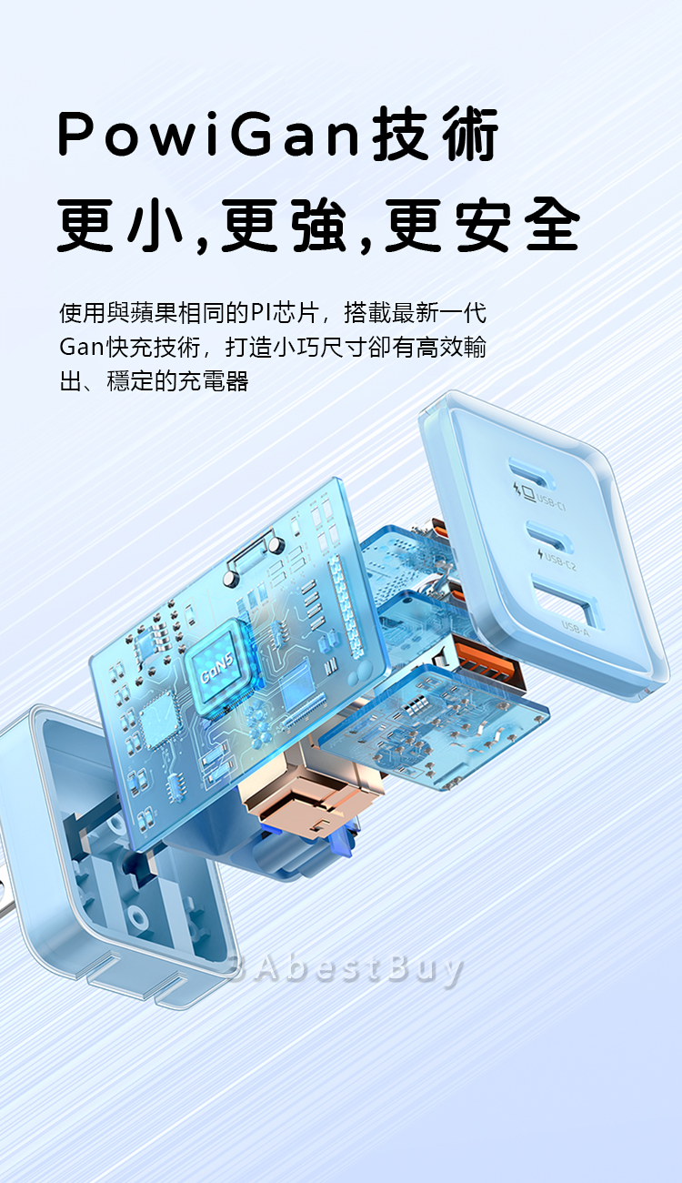 【3AbestBuy】馬卡龍Mcdodo67WGaN氮化鎵 PD充電器(支援筆電快充)