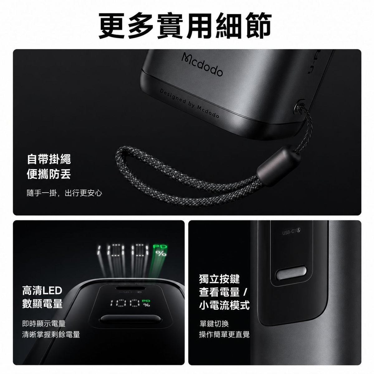 【3AbestBuy】Mcdodo FreeGo 45W 三合一行動電源