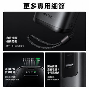 【3AbestBuy】Mcdodo FreeGo 45W 三合一行動電源