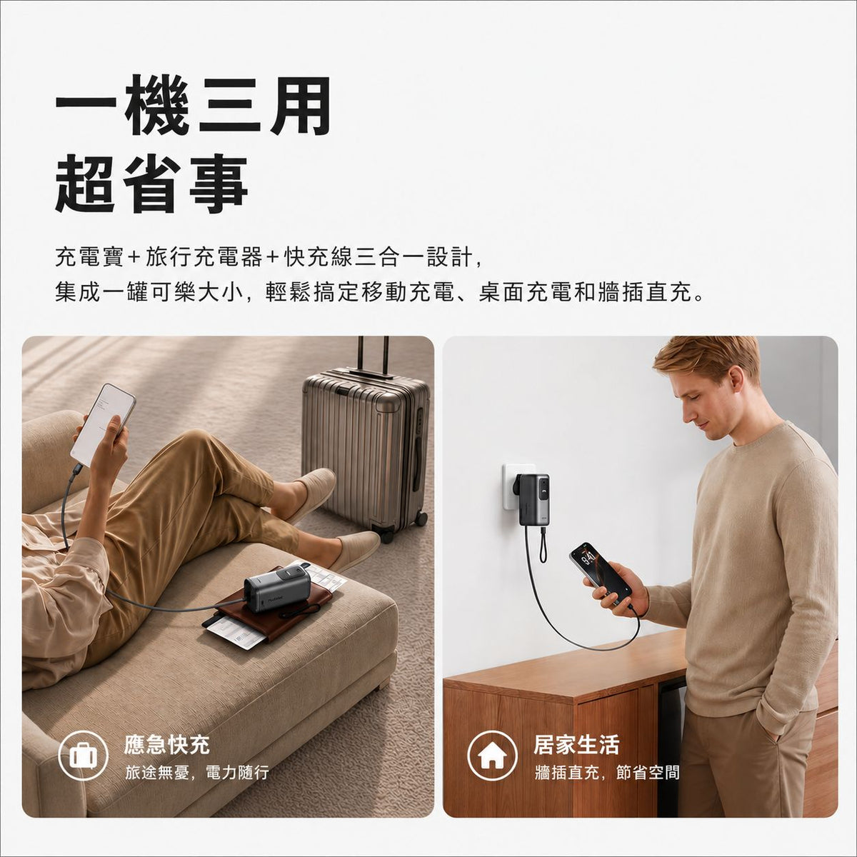 【3AbestBuy】Mcdodo FreeGo 45W 三合一行動電源
