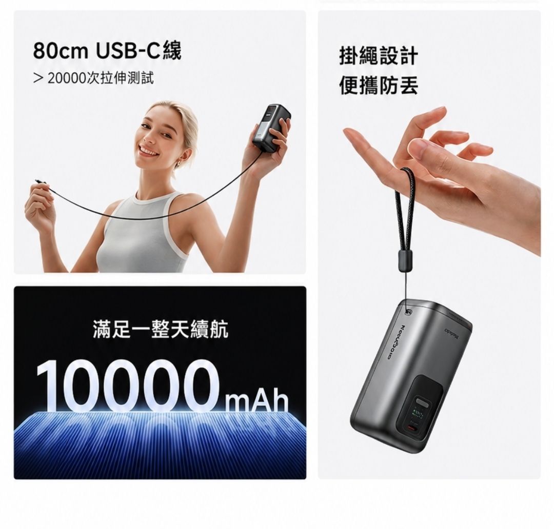 【3AbestBuy】Mcdodo FreeGo 45W 三合一行動電源