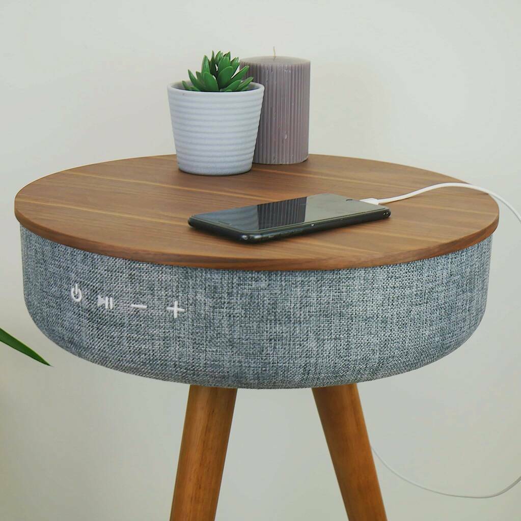 Mellow智能藍芽音響無線充電時尚桌