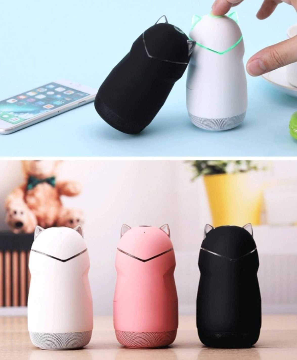 七彩LED燈無線藍芽兒童迷你音箱