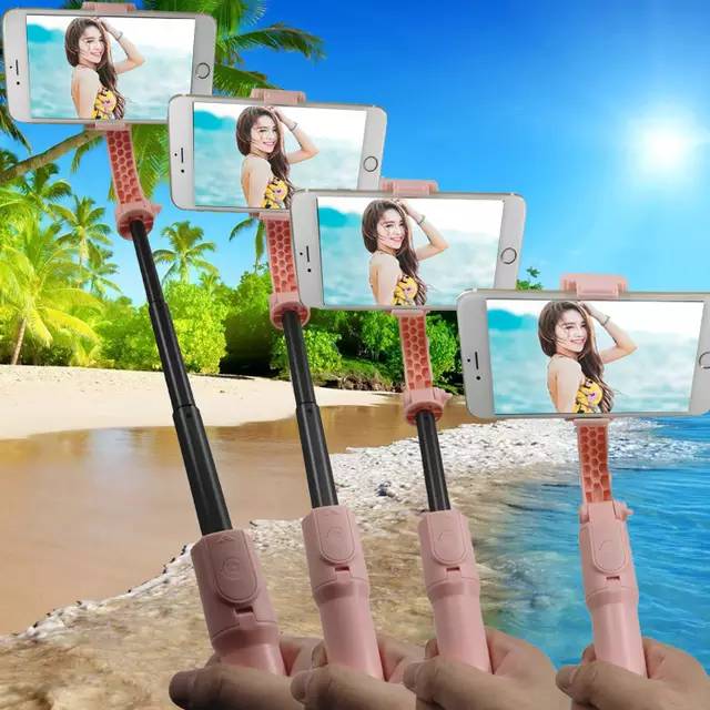 【3AbestBuy】防抖單軸迷你穩定器自拍桿/三腳架/手持自拍棒(直播必備神器 折疊收納)