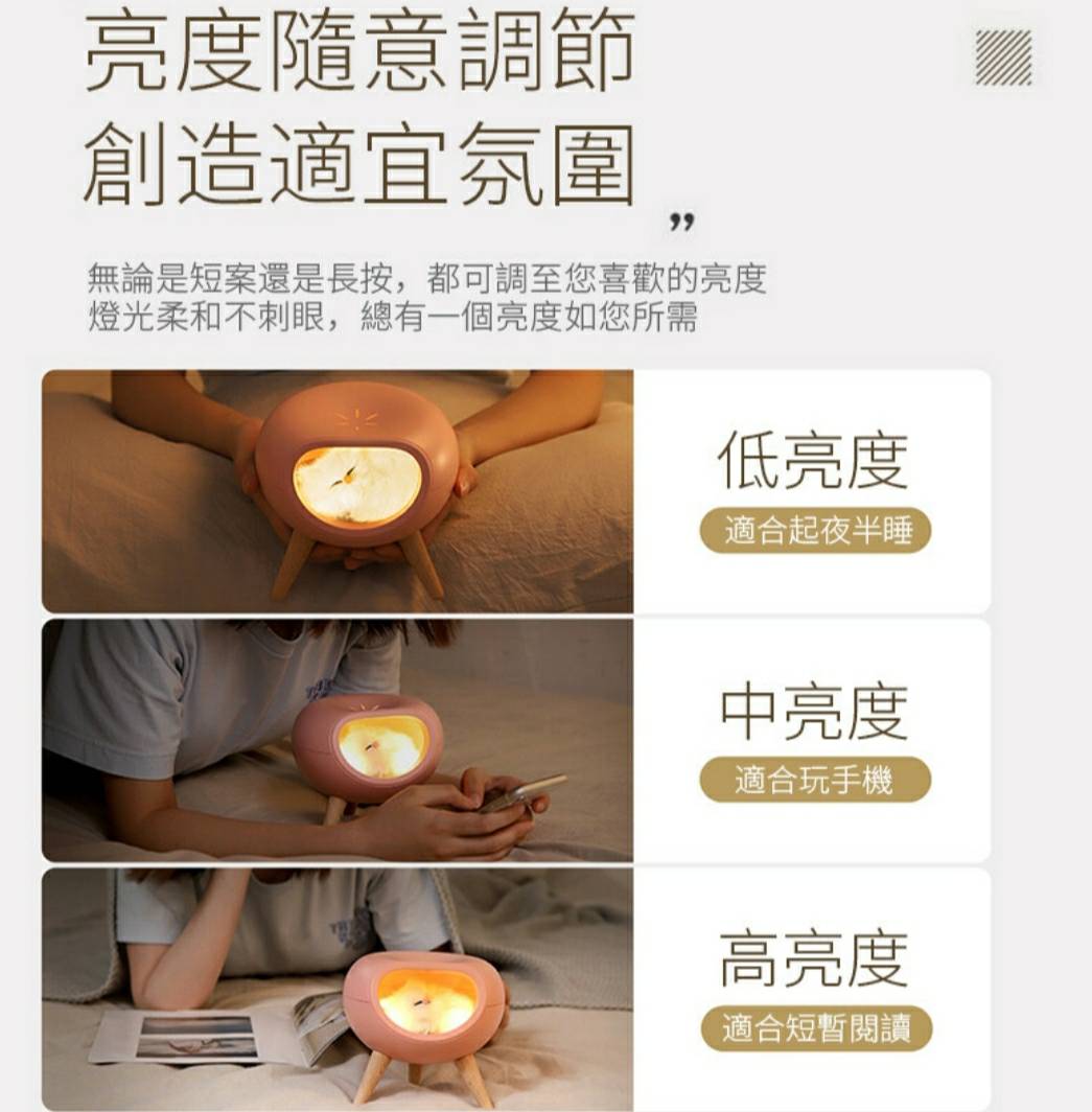 【3AbestBuy】2021最新款沐光燈~超萌寵物貓咪夜燈 /氛圍燈 /床頭燈/ 伴睡夜燈