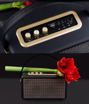 3AbestBuy經典復古設計皮革無線藍芽音響