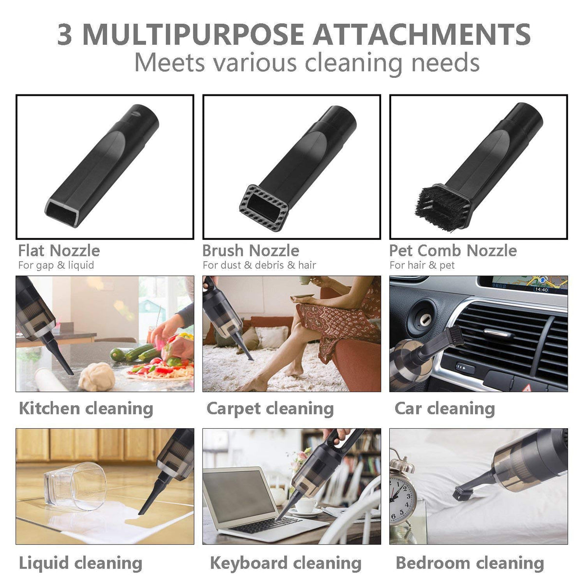 手持式多用途無線吸塵器