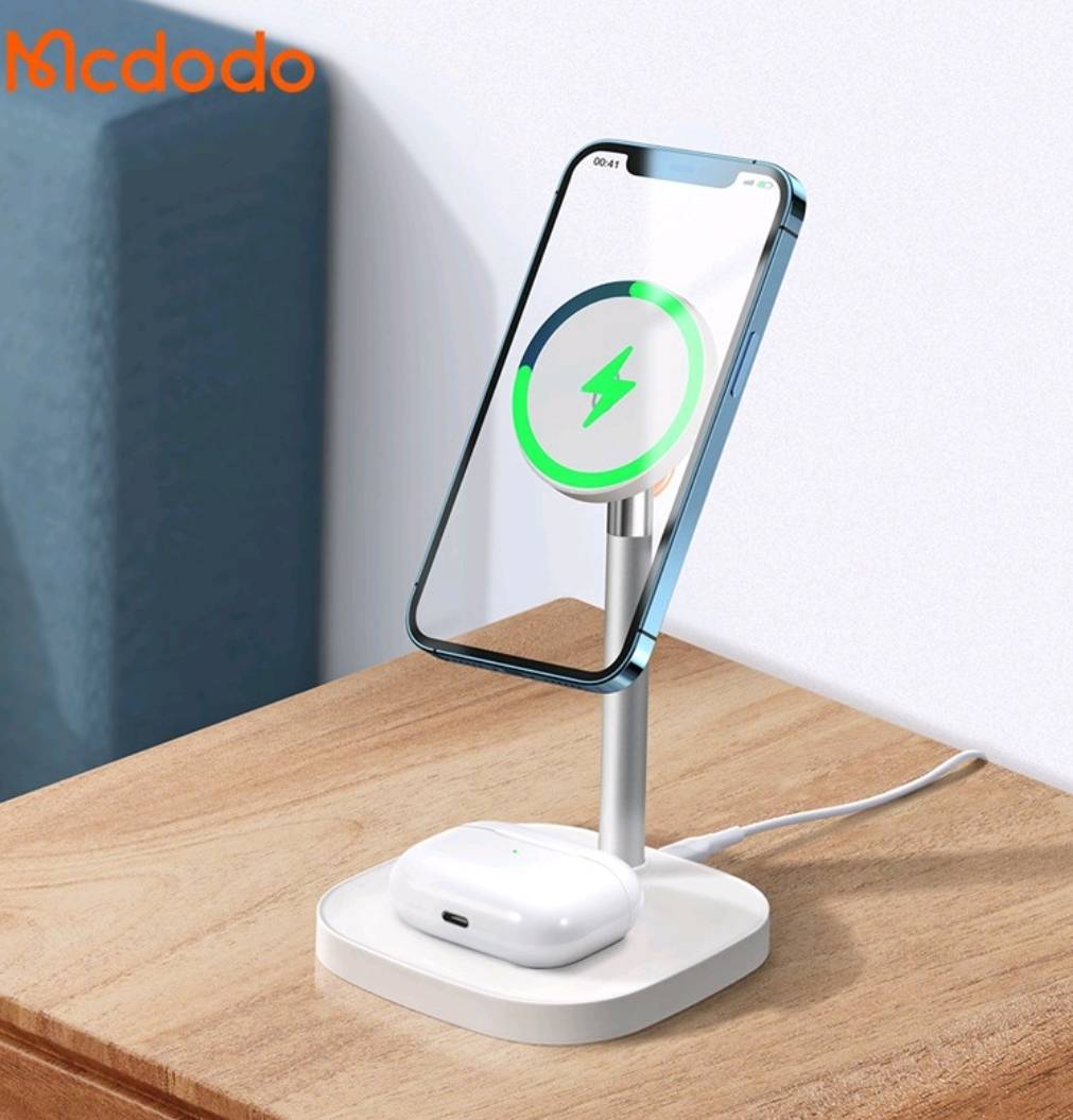 【3AbestBuy】Mcdodo麥多多magsafe磁吸 15W無線充支架(iphone12專用)