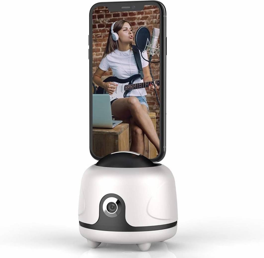 【3AbestBuy】【智能跟拍雲台】自動跟拍+智慧防抖+人臉辨識＋360旋轉（直播 視訊 拍攝）