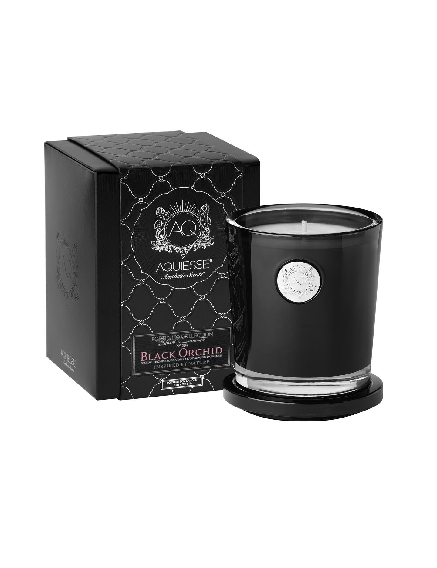 【預購】Aquiesse 美國品牌大豆香氛蠟燭(Black Orchid 11盎司)